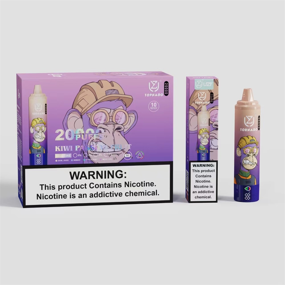 uzy tornado 20000 puffs three flavor switching original genuine 20k type c charging port led display customizable. fast shipping (copy)