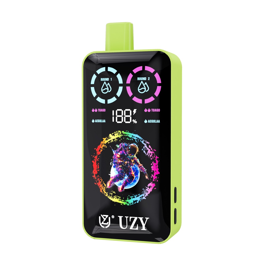 uzy tornado 30000 puffs double flavor switching original genuine 20k type c charging port led display customizable. fast shipping