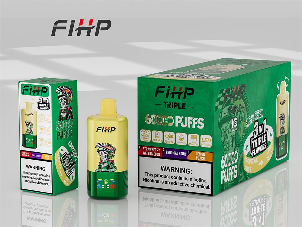 fihp 60000 puffs triple flavors original genuine 3in1 disposable vape type c charging port fihp 60k customizable fast shipping (copy)