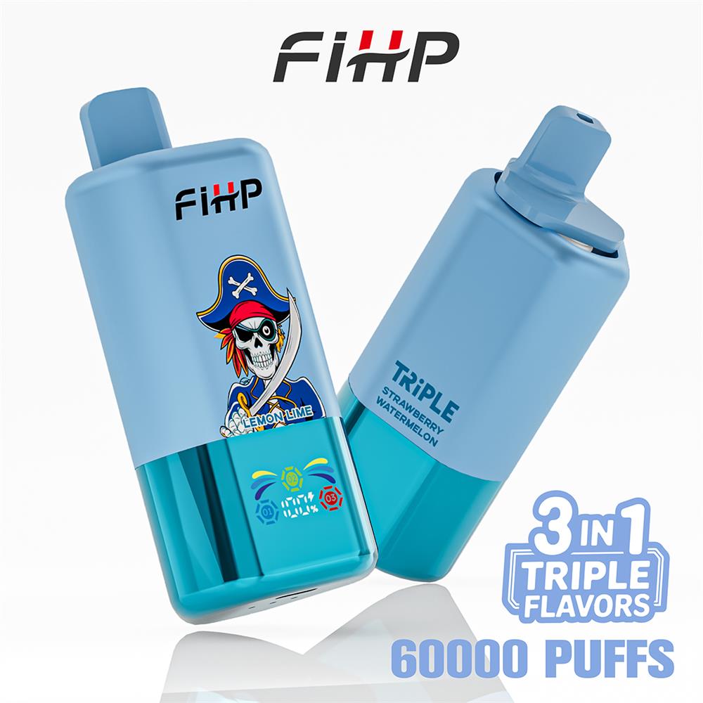 fihp 60000 puffs triple flavors original genuine 3in1 disposable vape type c charging port fihp 60k customizable fast shipping (copy)