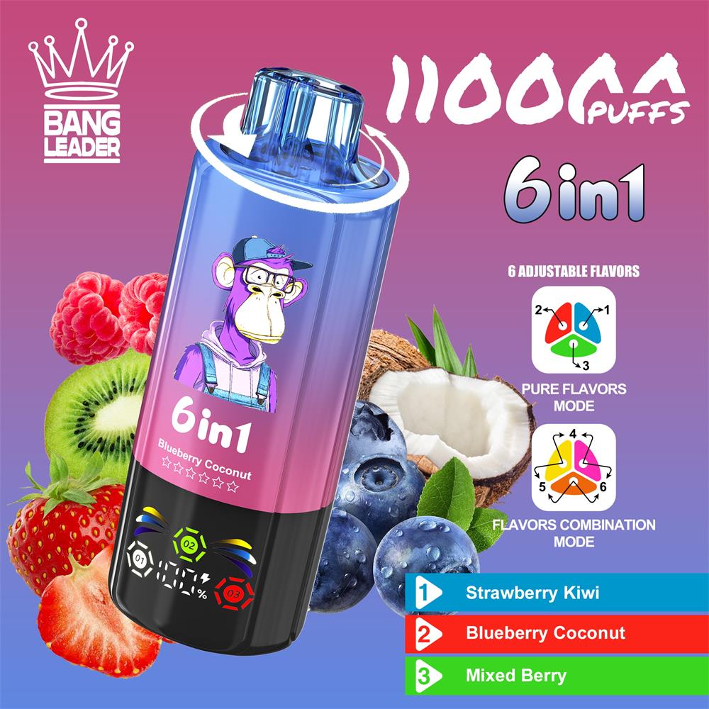 bang leader 110000 puffs original genuine bang 6in1 110k led e liquid battery display customizable. fast shipping