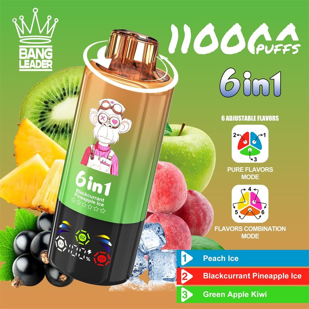 bang leader 110000 puffs original genuine bang 6in1 110k led e liquid battery display customizable. fast shipping