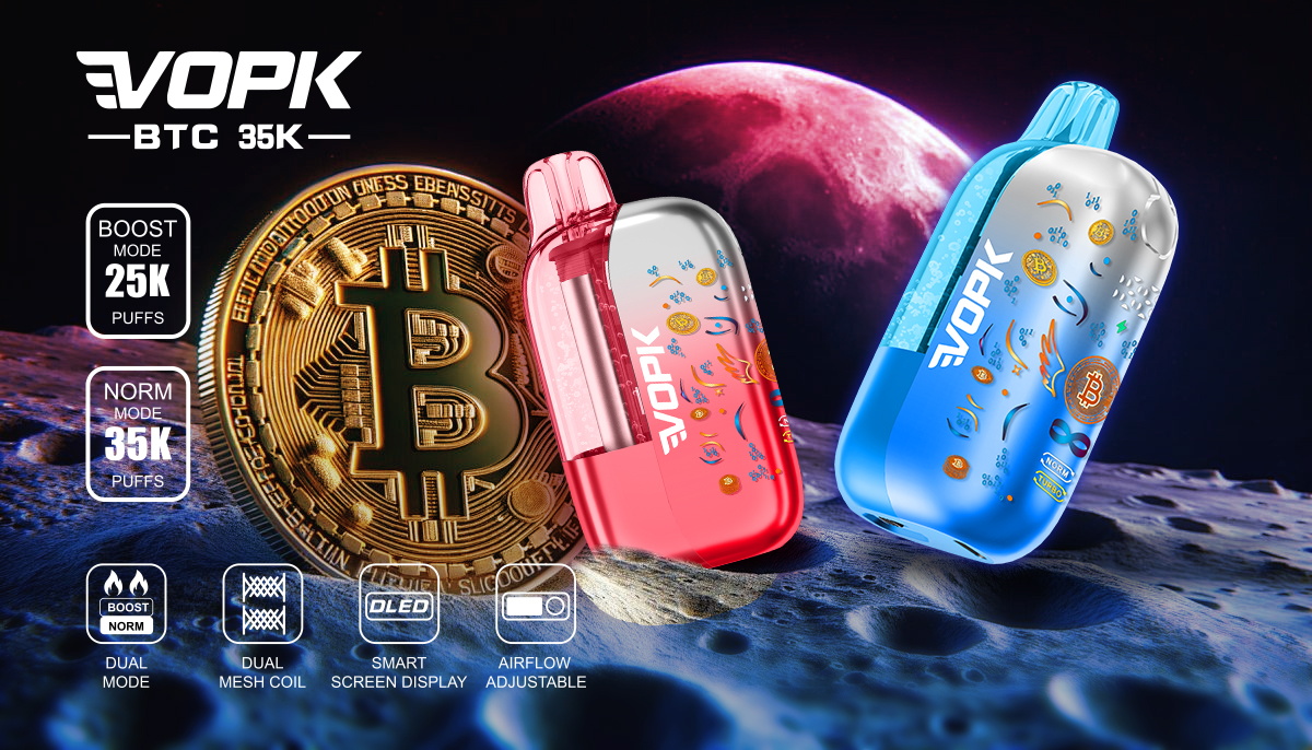 vopk btc 35000 puffs oryginalne vopk btc 35k inteligentny zakrzywiony ekran typu c jednorazowe e-papierosy z możliwością dostosowania. szybka wysyłka