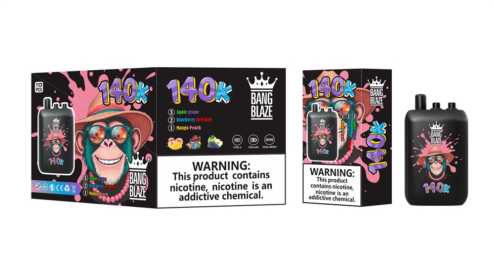 bang blaze 140000 puffs original bang blaze 140k 3 flavors in 1 vape type c port disposable e cigarettes customizable fast shipping