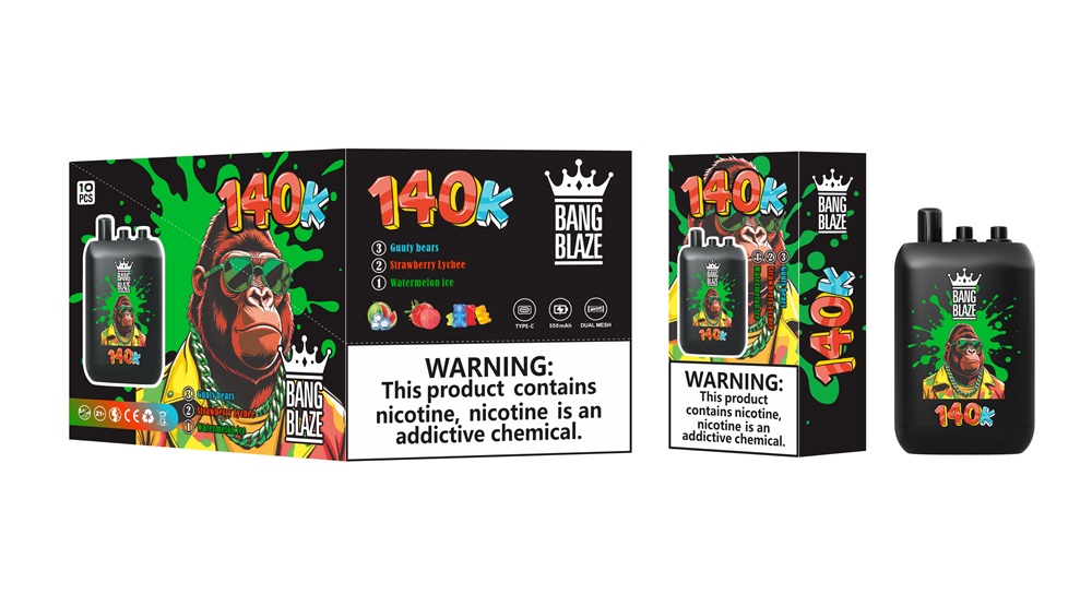 bang blaze 140000 puffs original bang blaze 140k 3 flavors in 1 vape type c port disposable e cigarettes customizable fast shipping