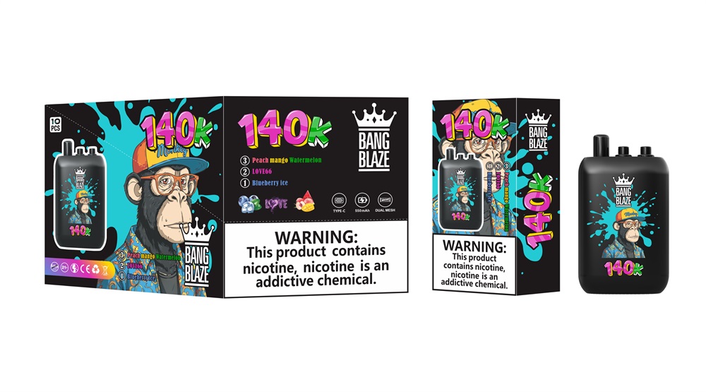 bang blaze 140000 puffs original bang blaze 140k 3 flavors in 1 vape type c port disposable e cigarettes customizable fast shipping