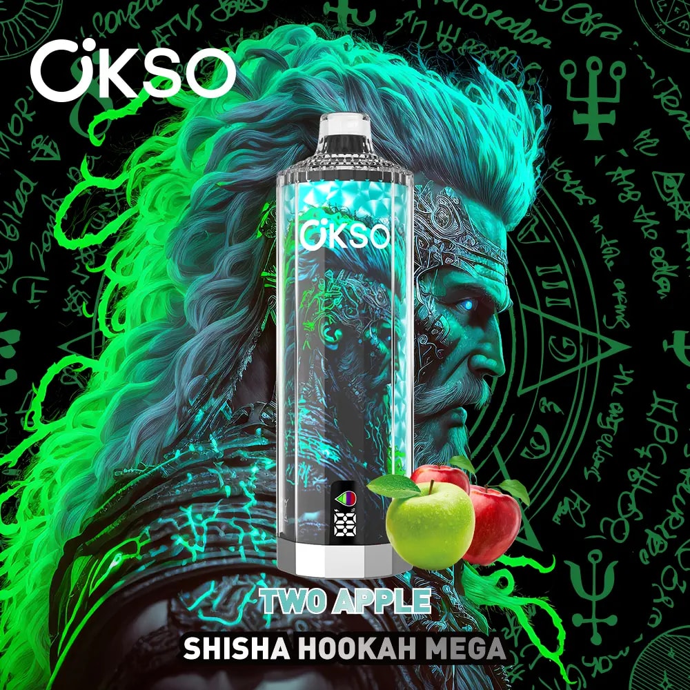 okso shisha 50000 puffs original okso shisha hookah mega 50k vape led display type c port disposable e cigarettes customizable fast shipping