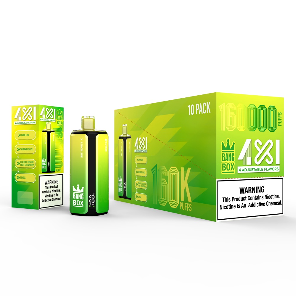 bang box 160000 puffs original bang box 4in1 160k vape led display type c port disposable e cigarettes customizable fast shipping
