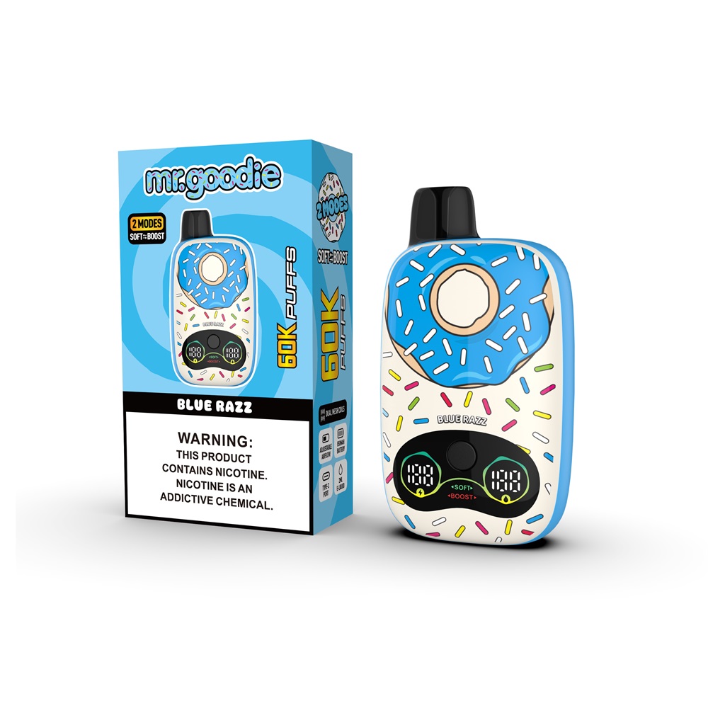 pan goodie 60000 puffs oryginalny pan goodie dnout 60k vape wyświetlacz led typu c port jednorazowe e-papierosy konfigurowalny szybka wysyłka