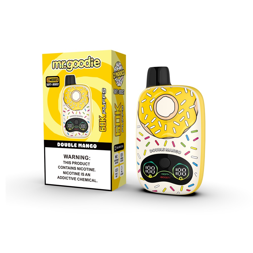 pan goodie 60000 puffs oryginalny pan goodie dnout 60k vape wyświetlacz led typu c port jednorazowe e-papierosy konfigurowalny szybka wysyłka