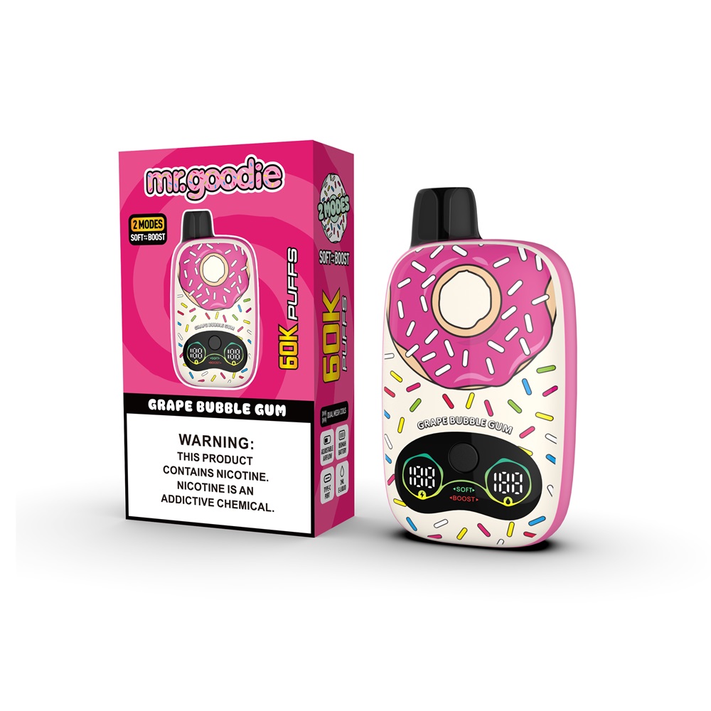 pan goodie 60000 puffs oryginalny pan goodie dnout 60k vape wyświetlacz led typu c port jednorazowe e-papierosy konfigurowalny szybka wysyłka