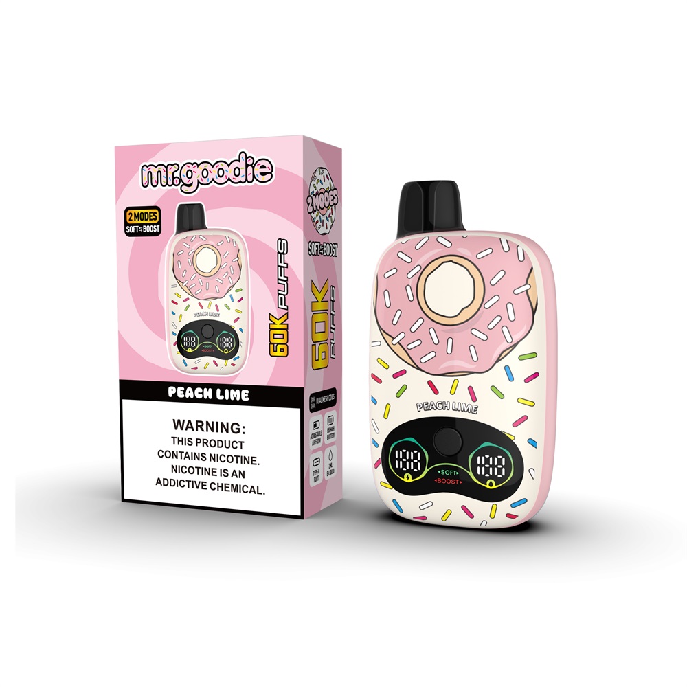 pan goodie 60000 puffs oryginalny pan goodie dnout 60k vape wyświetlacz led typu c port jednorazowe e-papierosy konfigurowalny szybka wysyłka