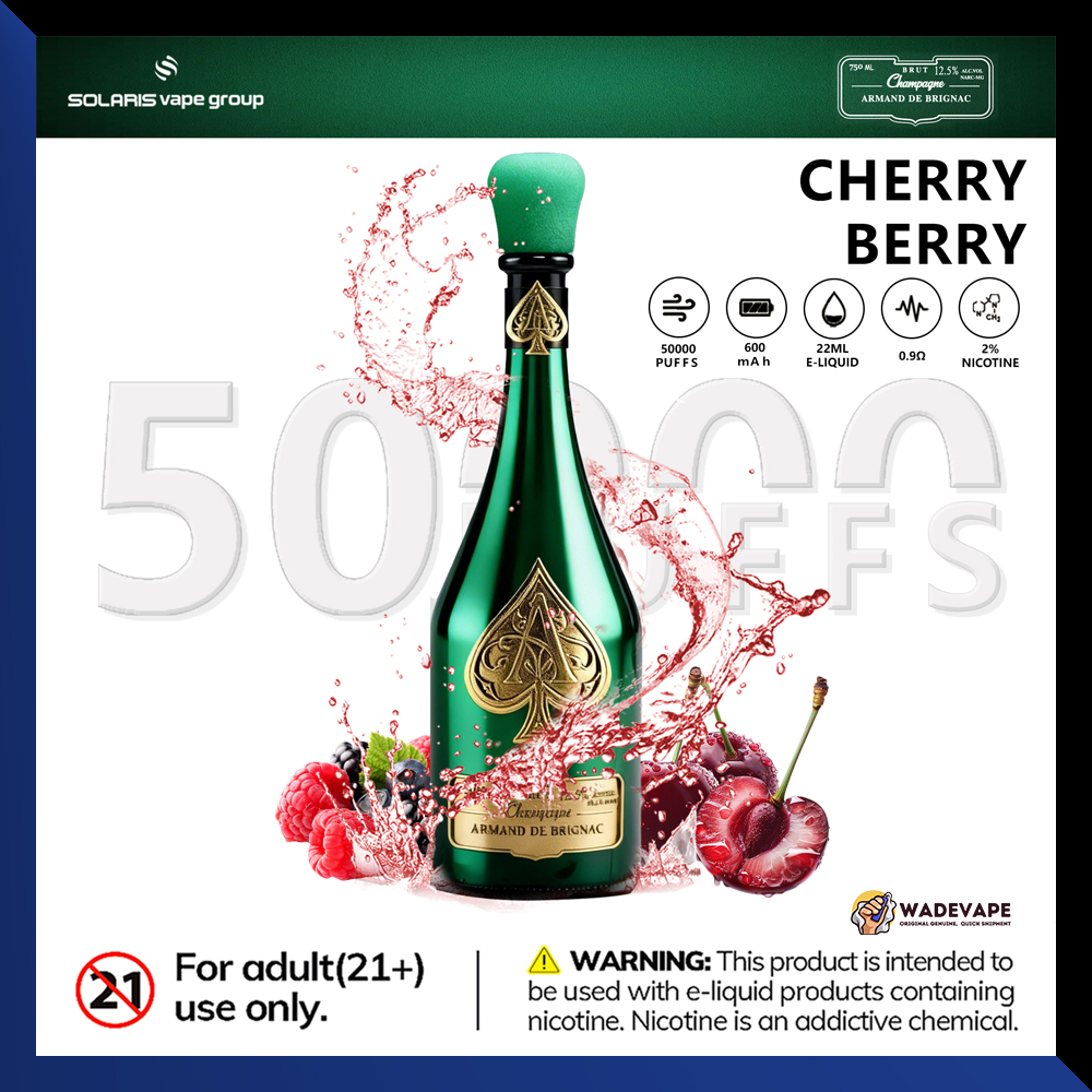 solaris champagne 50000 puffs | wine bottle disposable vape