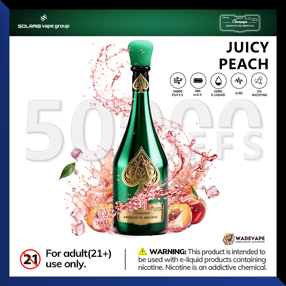 solaris champagne 50000 puffs | wine bottle disposable vape