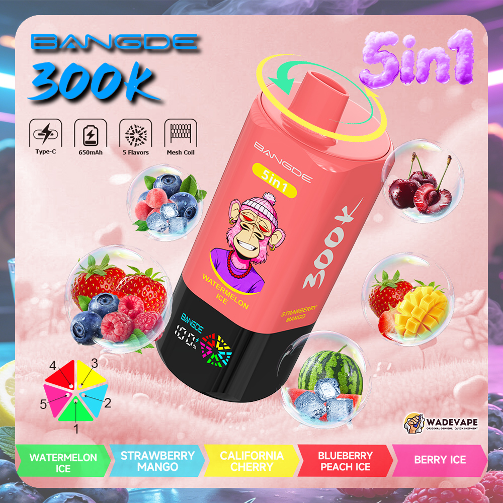 bang de 90000 puffs vape | led smart display screen | 650mah mesh coil 90k disposable