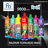 RandM Tornado 9000 puffs Original Genuine 9K Customizable Fast shipping
