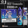 uzy tornado 20000 puffs three flavor switching original genuine 20k type c charging port led display customizable. fast shipping (copy)