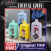fihp digital 12000 puffs original genuine disposable vape type c charging port fihp 12k customizable fast shipping