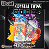 uwin crystal twins 40000 puffs dual flavor switching original genuine 40k type c charging port led display customizable. fast shipping