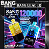 bang leader 120000 puffs original bang leader 120k double flavors vape led display type c port disposable e cigarettes customizable. fast shipping