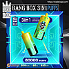 bang box 80000 puffs original bang box 3in1 80k vape led display type c port disposable e cigarettes customizable fast shipping
