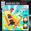 bang box 200000 puffs original bang box 8in1 200k vape led display type c port disposable e cigarettes customizable fast shipping