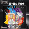 uwin crystal twins 40000 puffs dual flavor switching original genuine 40k type c charging port led display customizable. fast shipping