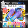 bang king triple 100000 soezen originele bang king 100k 3in1 vape led display type c poort wegwerp e sigaretten aanpasbare snelle verzending