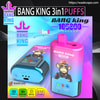 bang king 100000 パフオリジナル bang king 3in1 100k 6 スター vape LED ディスプレイタイプ c ポート使い捨て電子タバコカスタマイズ可能な高速配送