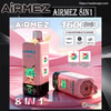 airmez 8 in 1 160.000 trekjes wegwerp vape | oplaadbare mesh-spoel multi-smaak vape | type c snel opladen