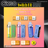 okso switch kit 50000 trekjes wegwerp vape | dual mode dubbele batterij vape | magnetisch snap vervangbaar pod-systeem type c poort