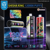 uzy シーシャキング 120000 パフ 使い捨てベープ | 調整可能なエアフロー 64ml 電子液体 | スマートスクリーン 1000mah バッテリー