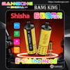 bang king shisha 60000 puffs e shisha head vape | 60k dtl direct to lung disposable | 0.6ohm mesh coil 650mah type c