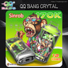 qq bang crystal 170000 puffs | 1.2 ohm dual mesh | crystal shell metallic base disposable vape