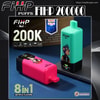 fihp 8 in 1 200.000 puffs vape | 200k hoge capaciteit wegwerp vape met 8 instelbare smaken | eu magazijn, levering binnen 3–7 dagen
