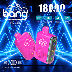 18k Puffs,Dual Flavor Vape,MTL(Mouth To Lung),18000 Puffs Vape,bang 18k pulse