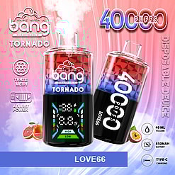 40k Puffs,Dual Flavor Vape,MTL(Mouth To Lung),40000 Puffs Vape,bang tornado 40k,tornado 40000