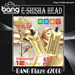 Bang Blaze Gold 42000 puffs Original Genuine Adjustment of ice level 42K Customizable. Fast shipping