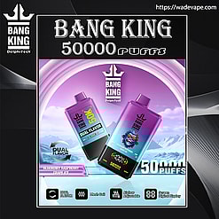 Bang King 50000 Puffs Original Genuine 50K Flavor Switching Customizable. Fast shipping