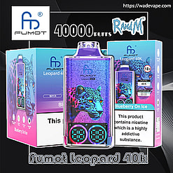 Fumot Leopard 40000 puffs Fumot 40k Original Genuine Play Music Fast shipping