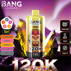 bang legend 120000 puffs 5 flavor switching original genuine 85k 5in1 flavor switching customizable. fast shipping