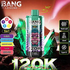 bang legend 120000 puffs 5 flavor switching original genuine 85k 5in1 flavor switching customizable. fast shipping