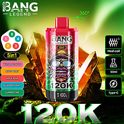 bang legend 120000 puffs 5 flavor switching original genuine 85k 5in1 flavor switching customizable. fast shipping