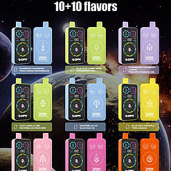 vopk ultra 40000 puffs double flavor switching original genuine 40k type c charging port led display customizable. fast shipping