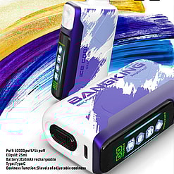 bang king ice cool 50000 puffs original genuine disposable e cigarettes 40k flavor switching customizable fast shipping