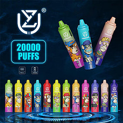 uzy tornado 20000 puffs three flavor switching original genuine 20k type c charging port led display customizable. fast shipping (copy)