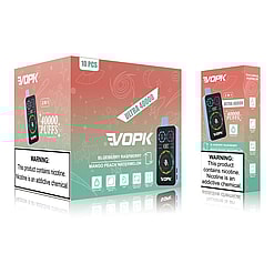 vopk ultra 40000 puffs double flavor switching original genuine 40k type c charging port led display customizable. fast shipping