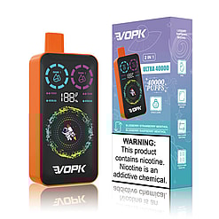 vopk ultra 40000 puffs double flavor switching original genuine 40k type c charging port led display customizable. fast shipping