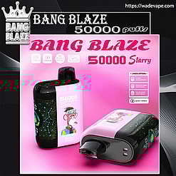 Bang Blaze Starry 50000 puffs Original Genuine Intake Port 50K Customizable. Fast shipping