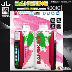 bang king ice cool 60000 puffs original genuine disposable e cigarettes 60k flavor switching customizable fast shipping